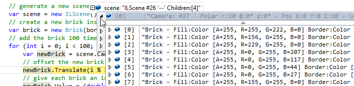 Bricks as custom objects ILNumerics